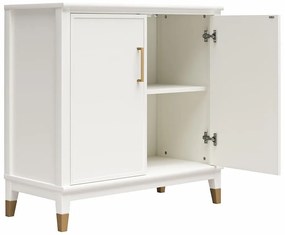 Бяло шкафче 84x84 cm Westerleigh – CosmoLiving by Cosmopolitan