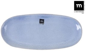 Плато овал LA MEDITERRANEA Macarella Blue, Порцелан - 33x15 cm