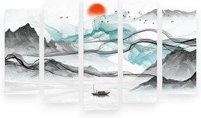 Картини в комплект от 5 бр. - Wallity