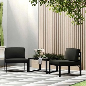 49242 vidaXL Кафе маса, алуминий, антрацит