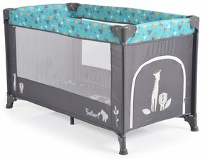 Moni - Детска кошара Safari тюркоаз