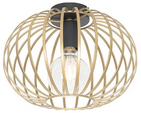 Дизайнерски таванна лампа месинг 30 см - Johanna