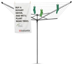 Градинска сушилня за дрехи в сребрист цвят 50 m Topspinner – Brabantia