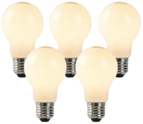 Комплект от 5 димируеми LED крушки Опал стъкло 4W 320lm 2200K