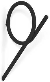 Черна стенна стоманена кука Tuba M – Spinder Design