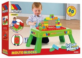 Интерактивна Играчка Moltó Blocks Desk 65 x 28 cm Пластмаса