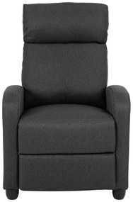 Антрацитно релаксиращо кресло Siom – Actona