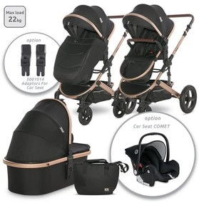 Детска количка 2в1 BOSTON LORELLI - BLACK