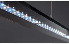 Черно метално LED затъмняващо се висящо осветително тяло Tenso – Fischer &amp; Honsel