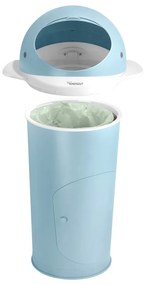 Светлосиньо пластмасово кошче за пелени 25 l Whale – Kindsgut