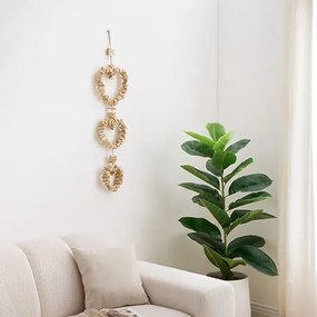 Декорация за стена atmosphera Hearts, Дърво, 78 cm