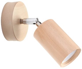 Дървена стенна лампа Ludwik - Sollux