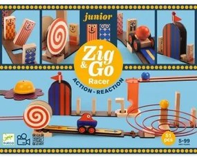 Djeco - Конструктор zig &amp; go - състезание 51 части DJ05650