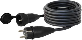 COMMEL Удължител 10 метра кабел H05RR-F 3G2.5мм2 черен IP44 - C0651