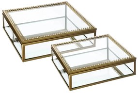 Сет кутии за съхранение на бижута atmosphera Spirit, 2бр, Стъкло