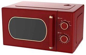 Микровълнова фурна Finlux FMO-2052 Rose, 700W, 20 литра, 5 степени, Таймер, Размразяване, Червен