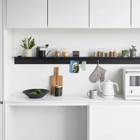 Черен метален стенен рафт 90 cm – YAMAZAKI