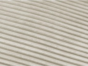 Бежов диван за ежедневно спане/сгъваем от рипсено кадифе 240 cm Hugo – Bobochic Paris