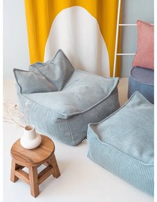 Детски пуф от рипсено кадифе в цвят мента Chair – Wigiwama