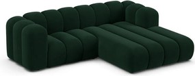 Тъмнозелен ъглов диван (десен ъгъл) Lupine – Micadoni Home