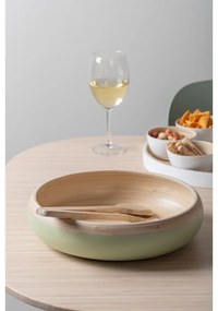 Светлозелена бамбукова купа за сервиране ø 30 cm Puro – PT LIVING