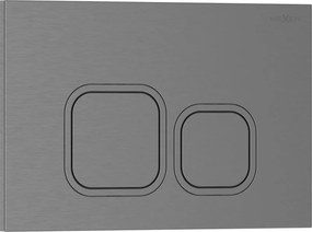 Mexen Tex 03 бутон за изплакване, четкано сивокафяво - 6103-12