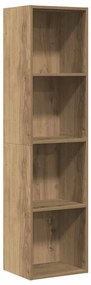 855813 vidaXL Шкаф за книги/TV шкаф 36x30x143cm Инженерна дървесина