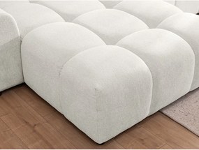 Бял ъглов диван (ляв ъгъл) Albane – Ropez