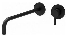 Paffoni - Смесител за мивка за вграждане LIGHT, черен