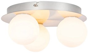 Модерна таванна лампа за баня стомана 3-светлина - Cederic