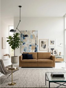 Диван Smart three-seater-205φ 90β cm.-MInk