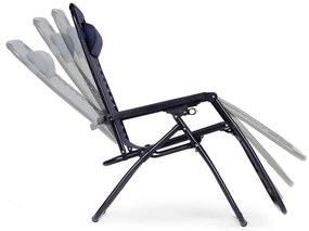 Шезлонг тъмно синьо