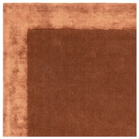 Ръчно изработен килим със смес от вълна в в тухлен цвят цвят 160x230 cm Ascot – Asiatic Carpets