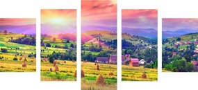картини от 5 части – Купи сено в Карпатските планини