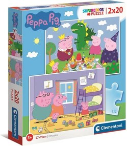 Clementoni - Пъзел Peppa Pig 2х20 части 24778