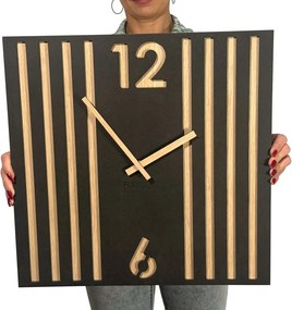 Дизайнерски стенен часовник LAMELE 50 x 50 cm