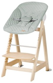 Стол за хранене в светлозелен и естествен цвят Style Born Up 2in1 – Roba