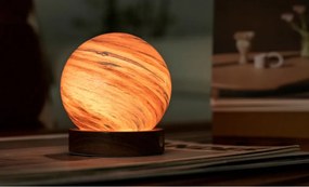 Кафява/в тъмно естествен цвят светлинна декорация с USB ø 8 cm Polar Cloud – Gingko