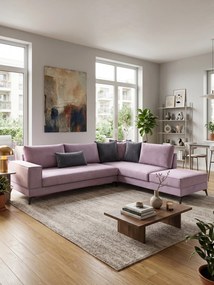 Ъглов диван Rosto-Beige-Left