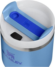 Син термос със сламка от неръждаема стомана 600 ml Quencher H2.O FlowState™ Tumbler Blue Sky – Stanley