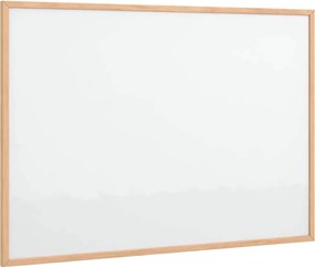 4017406 vidaXL Магнитна бяла дъска с рамка от масивна борова дървесина 80x55 см