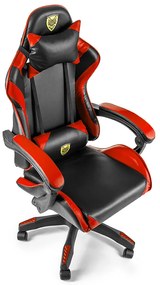 Удобен геймърски стол в червено G265-RED