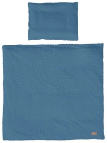 Синьо детско спално бельо за детско креватче 80x80 cm Seashells – Roba