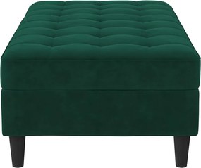 Зелена кадифена табуретка Presley – Støraa