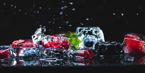 Картина на платно – Плодови ледени кубчета