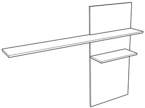 Стенна полица TREVISO - 2 цвята