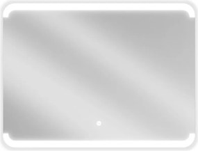 Mexen Nida осветено огледало за баня 80 x 60 см, LED 6000K, анти-пара - 9806-080-060-611-00