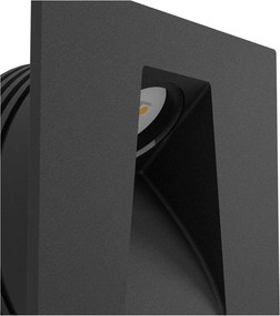 Черна LED стенна лампа MECINOS – EGLO