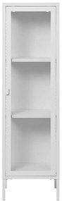 Бяла метална витрина 40x140 cm Brisbane – House Nordic