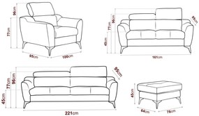 Комплект дивани Phaedra